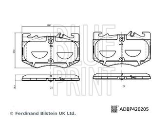 Fren Disk Balata Ön BLUE PRINT ADBP420205  4201103 0004201103 4202903 0004202903 4204703 0004204703 000 420 11 03 000 420 29 03 4203504 000 420 35 04 000 420 47 03 4208302 000 420 83 02 4209702 000 420 97 02 A0004203504 A 000 420 35 04 A0004201103 A000 420 11 03 A0004202903 A000 420 29 03 A0004204703 A000 420 47 03 A0004208302 A000 420 83 02 A0004209702 A000 420 97 02