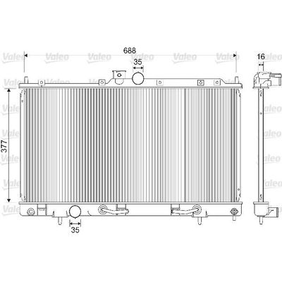 Su Radyatörü  Iveco Daily P.Van (2006->)  VALEO 733280