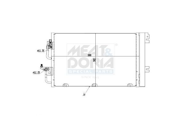 Klima Radyatörü  MAHER 18899
