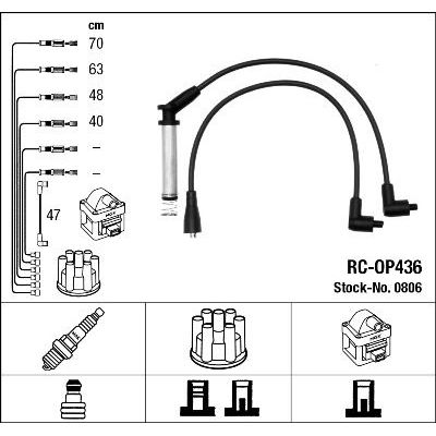Buji Kablosu  NGK 0806