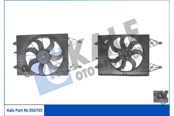 Radyatör Fan ve Motoru  KALE 354755