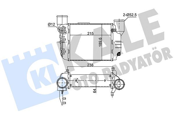 Turbo Radyatörü  KALE 352445