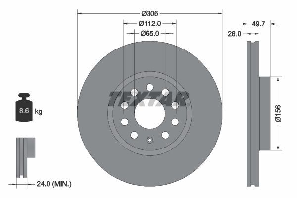Fren Disk Ayna Ön Sağ ve Sol Cupra Formentor (KM7)(08.2020->)  AYD 51555