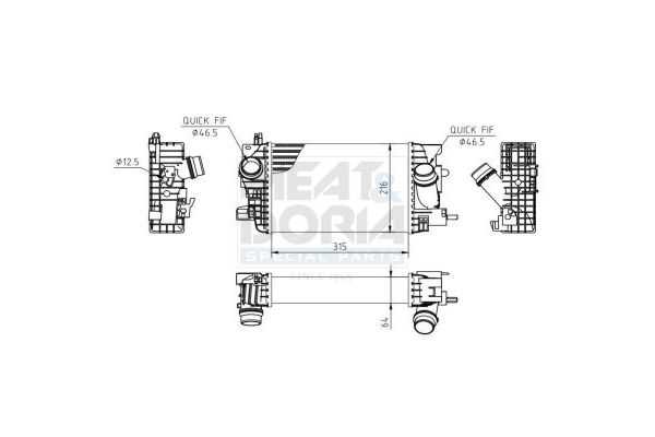 Turbo Radyatörü  VEKA 42-3227