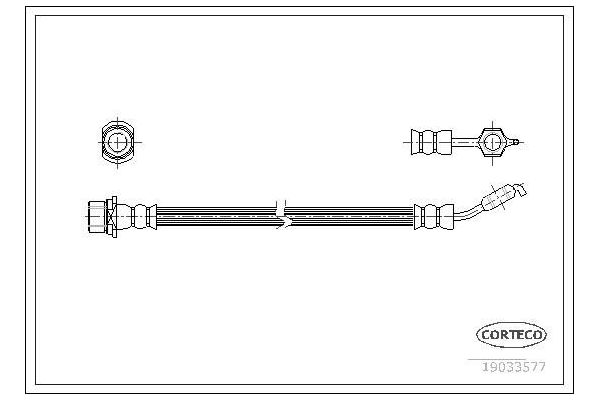 Fren Hortumu Arka Sağ veya Sol BRAXIS AH0470
