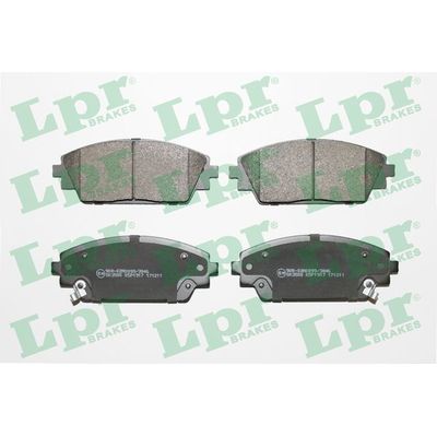 Fren Disk Balata Ön Mazda 3 Sedan (BM/BN)(07.2013->)  LPR 05P1917