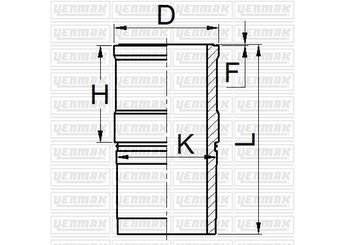 Gömlek (114.00MM-STD)  YENMAK 52-05326-000  88-70428-STD