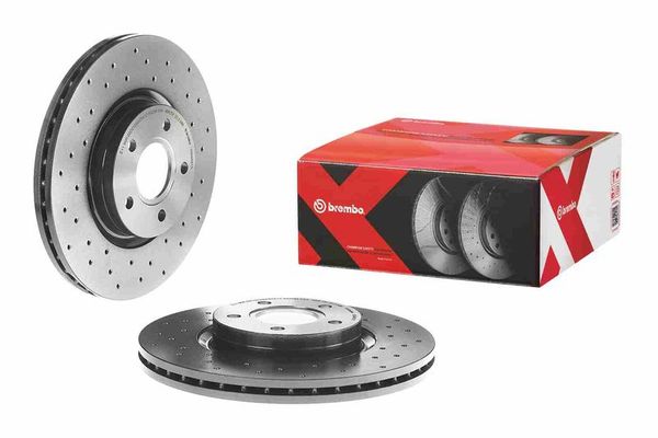Fren Disk Ayna Ön Sağ ve Sol Ford Kuga (CBV)(2008->)  BREMBO 09.9468.1X