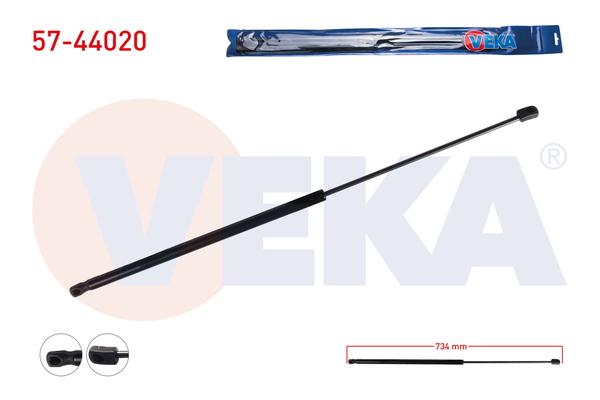 Motor Kaput Amortisörü Sağ VEKA 57-44020