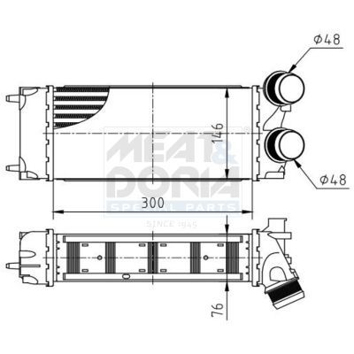 Turbo Radyatörü  Citroen C4 Picasso (02.2007->)  ORİS 1579-4835