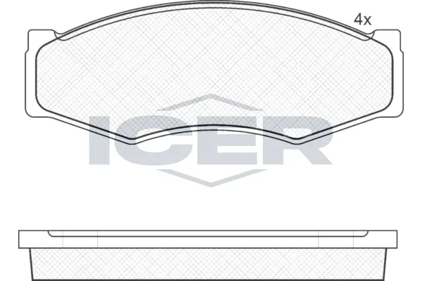 Fren Disk Balata Ön Nissan Laurel (JC32)(01.1986->)  KRAFTVOLL 07010468