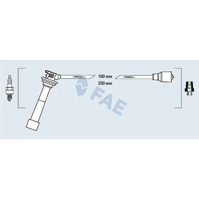Buji Kablosu  Suzuki Swift 3/5 Kapı (SF/MA)(1997->)  MAHER 02935