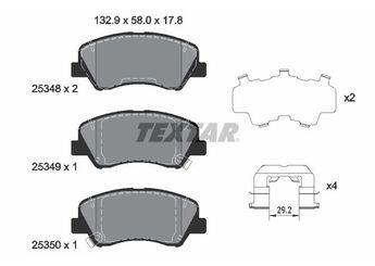 Fren Disk Balata Ön TEXTAR 2534801  58101C8A50 58101C8A60 581011RA05 581011WA05 58101C8A00 581011VA00 581011RA00 58101C8A10 581014LA00 581011RA10 58101R1A30 58101H5A25 58101C7A00 581010UA00 1360212006K 581011WA35 581011WA00 58101H9A10 58101H8A05 58101H8A00 581011RA01 S581011WA05 S581011WA35