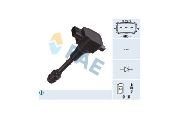 Ateşleme Bobini  Nissan X-Trail (T30)(06.2001->)  FAE 80371