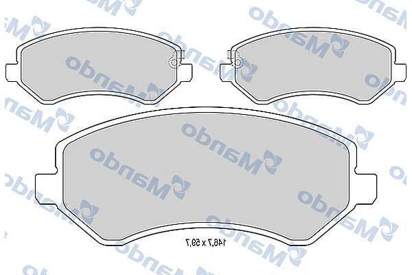 Fren Disk Balata Ön Jeep Cherokee (KJ)(2002->)  MANDO MBF015441