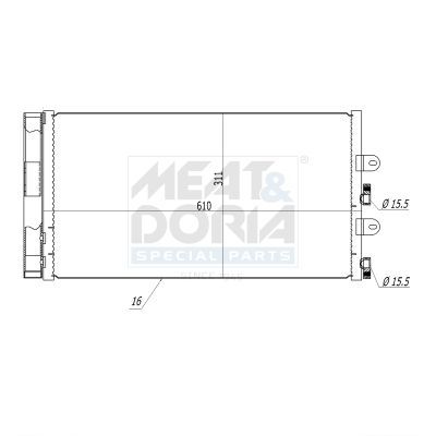 Klima Radyatörü  Fiat Punto (188) 3/5 Kapı (06.2003->)  MGA 82508