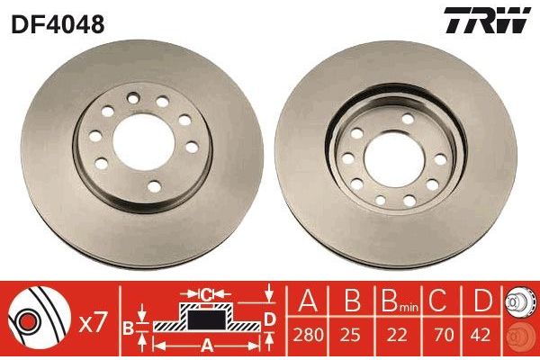 Fren Disk Ayna Ön Sağ ve Sol Opel Astra H S.Wagon (2004->)  OPEL ORJINAL 95526655