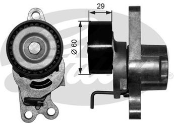 Vantilatör Kayış Gergi Rulmanı  GATES T39055  575197 96389765 9638976580 96496758 9649675880 5751A2 5751C8 1611424580 9652046680 16114245
