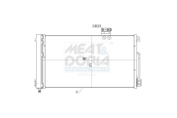 Klima Radyatörü  BEHR AC 347 001S