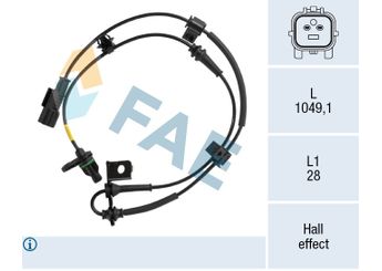 Abs Sensörü Ön Sol HELLA 6PU 358 219-271  95670D3000 95670-D3000