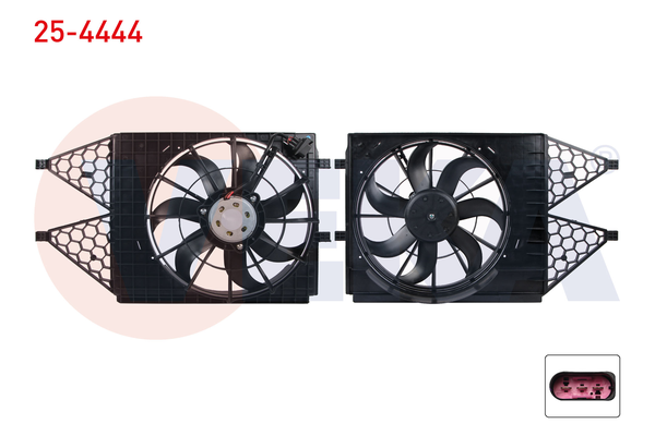 Radyatör Fan ve Motoru  Seat Cordoba 4 Kapı (6L2)(09.2002->)  VEKA 25-4444