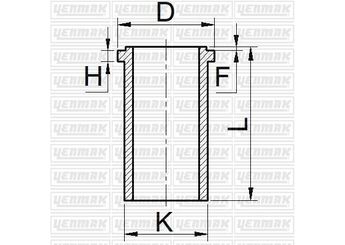 Gömlek (93.50MM-0.50)  YENMAK 51-65535-050  5535-050