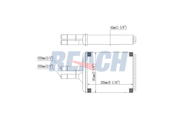 Kalorifer Radyatörü  MAHER 14707