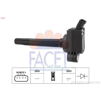 Ateşleme Bobini  Toyota Corolla Sedan / HB (E21)(2019->)  FACET 9.6545