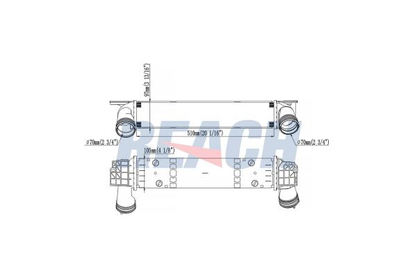 Turbo Radyatörü  VEKA 42-1421