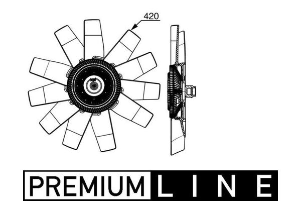 Radyatör Fan ve Motoru  FORD ORJINAL 8C168C617AB