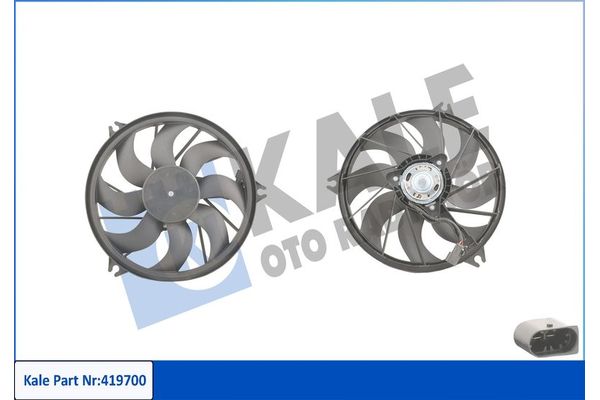 Radyatör Fan ve Motoru  KALE 419700