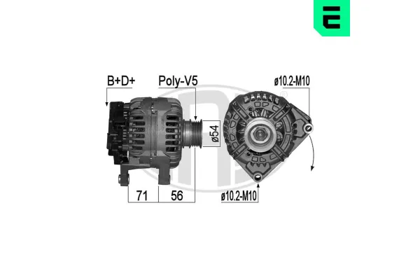 Alternatör  Opel Corsa D (2006->)  ERA 209096A