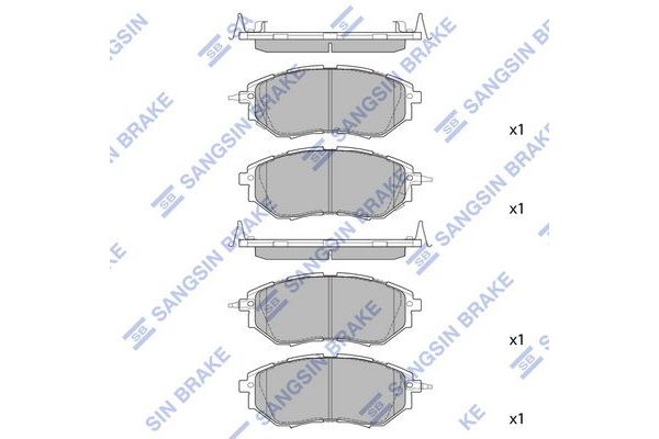 Fren Disk Balata Ön SANGSIN SP1534