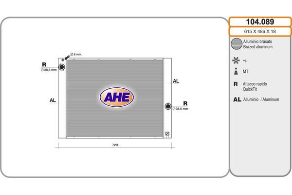 Su Radyatörü  BEHR CR 581 000P