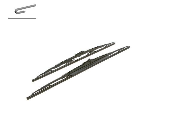 Silecek Süpürgesi Ön  600/550 mm - 24/22 inç BMW X5 Serisi (E53)(2000->)  BOSCH 3 397 118 308