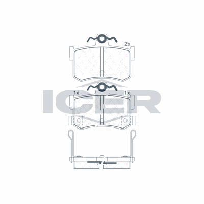 Fren Disk Balata Arka AYD 60501C