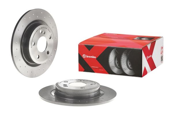 Fren Disk Ayna Arka Sağ ve Sol Mercedes A -Serisi (BM 176)(06.2012->)  BREMBO 08.B348.4X