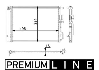 Klima Radyatörü  MAHLE AC 61 000P  97606D7050