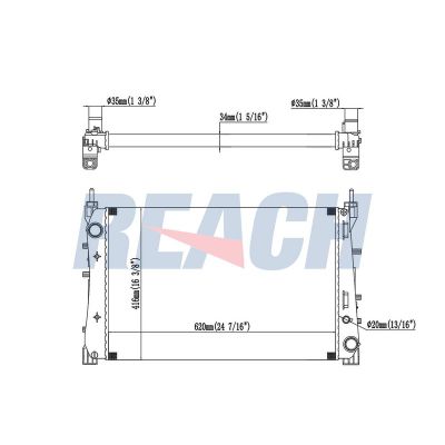 Su Radyatörü  Fiat Linea (110)(2007->)  PSA ORJINAL 95515327