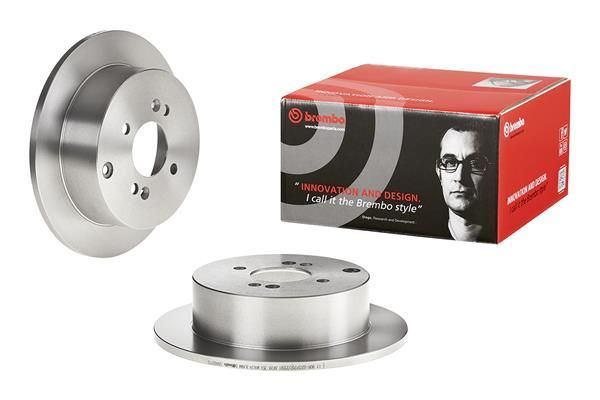 Fren Disk Ayna Arka Sağ ve Sol Hyundai i20 (PB)(05.2012->)  BREMBO 08.A602.10