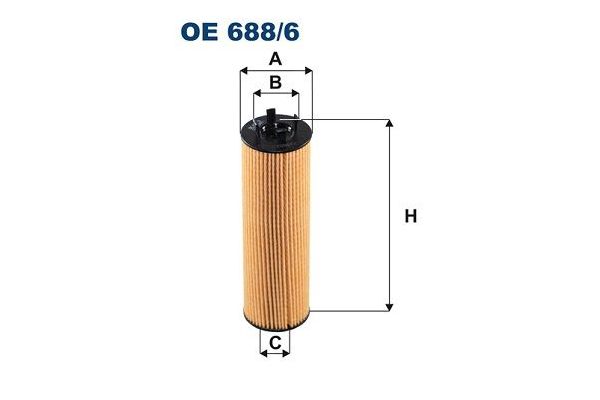 Yağ Filtresi  Volkswagen Tiguan Allspace (BW2)(08.2017->2021)  FILTRON OE 688/6
