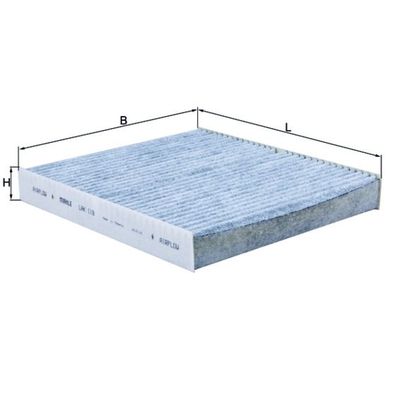 Polen Filtresi  Lexus IS (AVE30/GSE30)(2013->)  MAHLE LAK 119