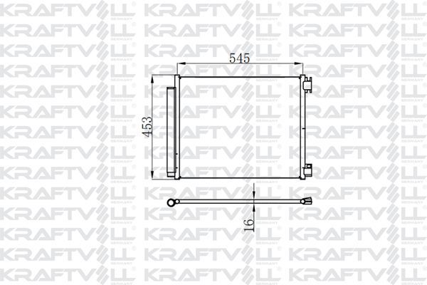 Klima Radyatörü  Renault Talisman (11.2015->)  KRAFTVOLL 08060178