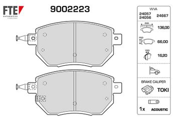 Fren Disk Balata Ön FTE 9002223  41060CA090 41060-CA090 41060CG00J 41060-CG00J 41060EG090 41060-EG090 410607Y090 41060AR090 41060AT30J 41060CA092 41060CA093 41060CG090 41060CG091 41060ZA525 AY040NS934 D03001NC0B D10601NC0A D1060-1NC0A D1060EJ20A D1060-EJ20A D10601AA0A D10601NC0B D10601NC0C D10601NC1B D10609CA0A D1060CA093 D1060EG00C D1060EG51C D1060ZS60A