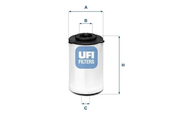 Yakıt Filtresi  Fiat Ducato P.Van, Yüksek Tavan 33 (290)(04.2014->)  UFI 26.H2O.03