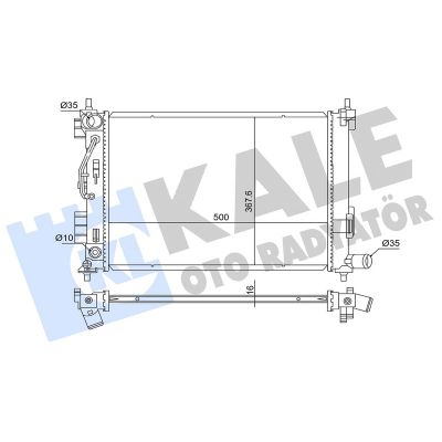 Su Radyatörü  KALE 363705