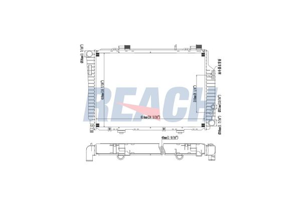 Su Radyatörü  BEHR 8MK 376 710-364