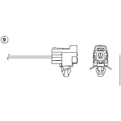 Oksijen (Lambda) Sensörü  Mazda 323 Sedan (BG)(06.1989->)  NGK 95285