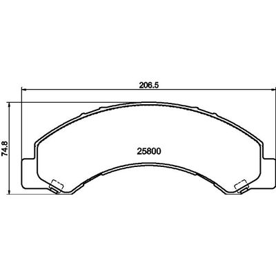 Fren Disk Balata Ön WEGER 495256