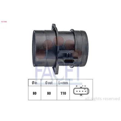 Hava Debimetresi  Skoda Yeti (5L)(2009->2017)  FACET 10.1446